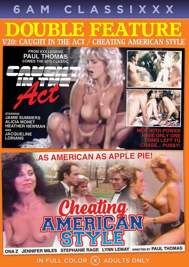 DOUBLE FEATURE 20-CAUGHT IN THE ACT & CHEATING AMERICAN STYLE