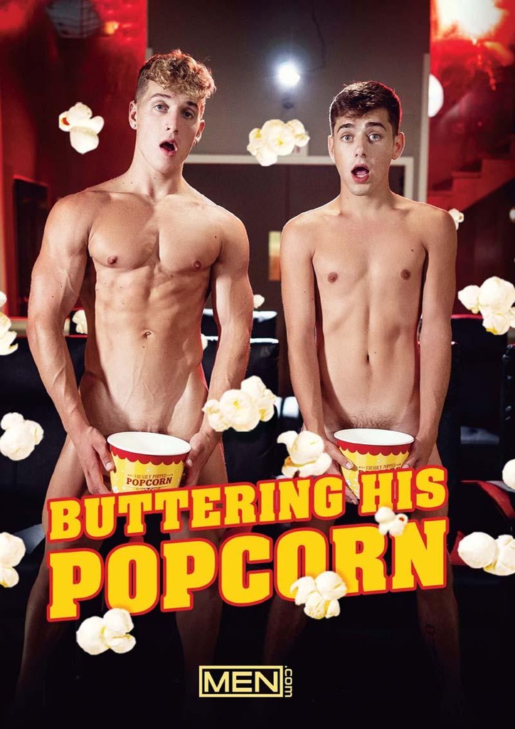 BUTTERING HIS POPCORN