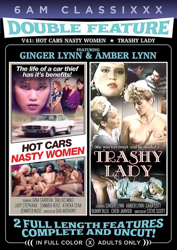 DOUBLE FEATURE 41 - HOT CARS NASTY WOMEN & TRASHY LADY