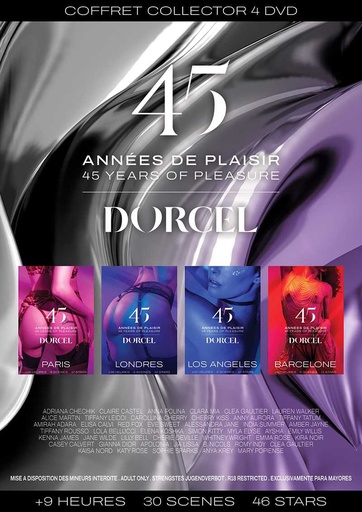 [DORDVD4P001] DORCEL 45TH ANNIVERSARY {4 DISC SET}